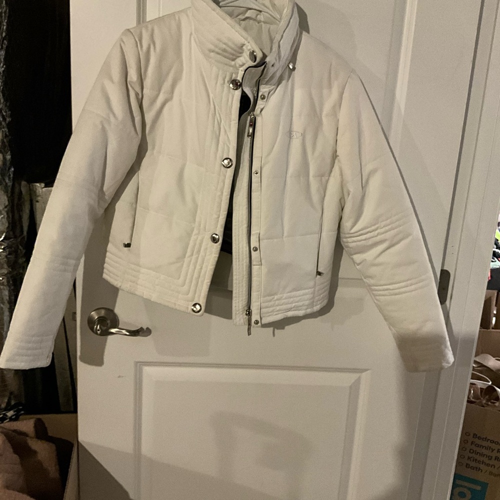 Women’s White Marker Ski Jacket